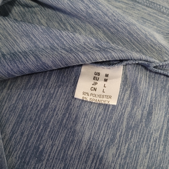 NEYOUQE Women's Size M Long Sleeve Lightweight Tunic Top Blue - Picture 5 of 13